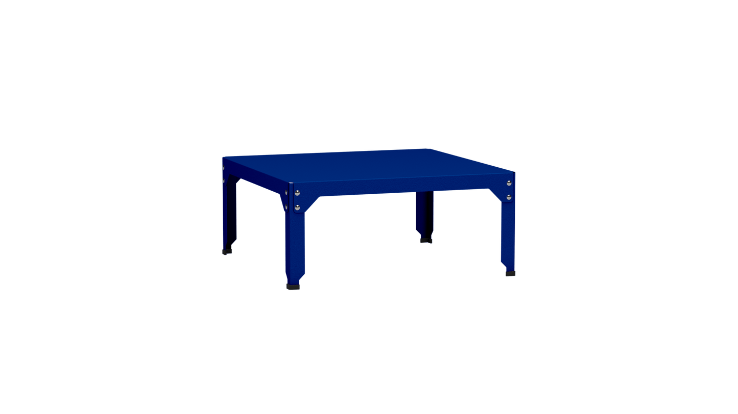 Table basse carrée en acier galvanisé 79cm Hegoa - MATIERE GRISE - La Maison MilanaiseTABLEBASSE79HEGOA43Bleu pur 11235cm