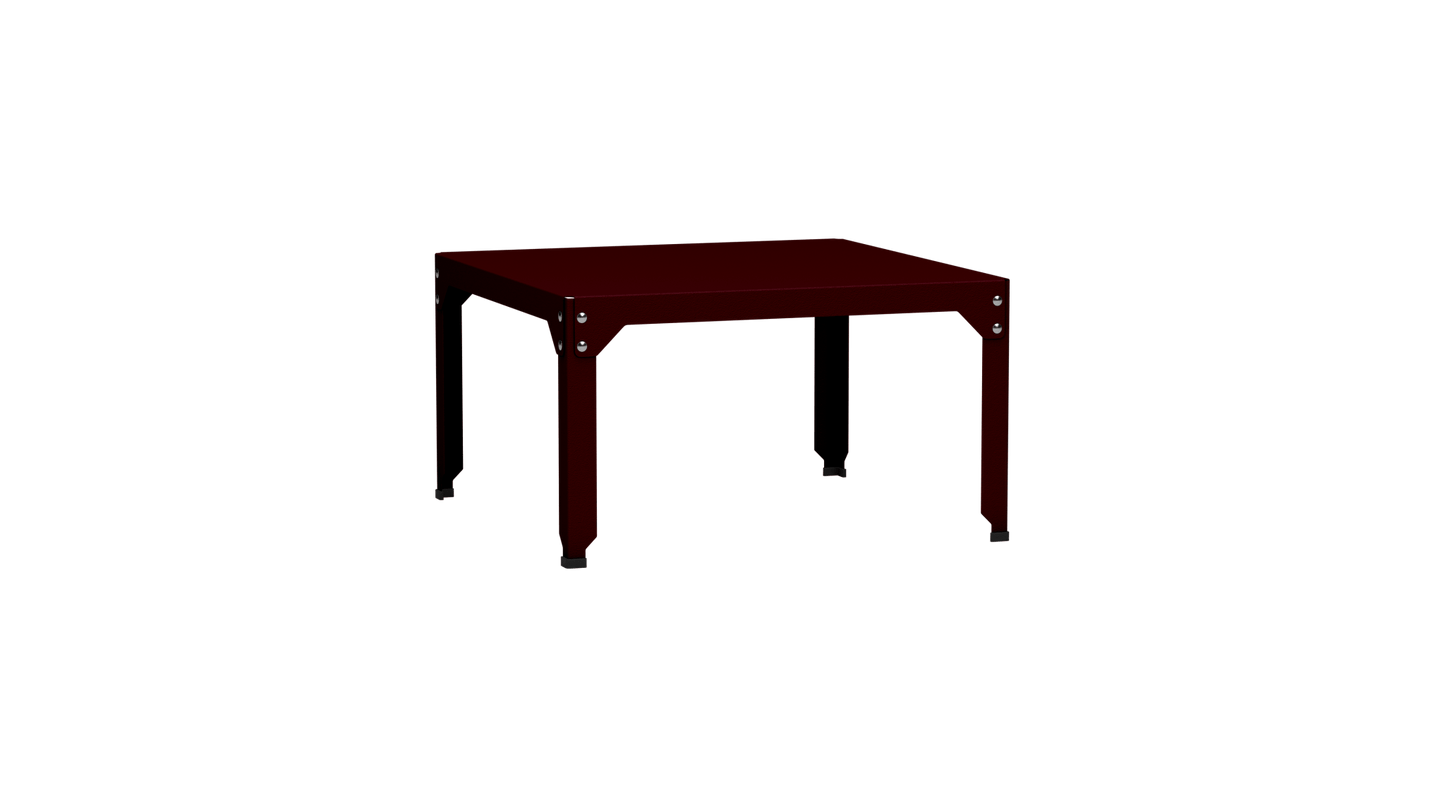 Table basse carrée en acier galvanisé 79cm Hegoa - MATIERE GRISE - La Maison MilanaiseTABLEBASSE79HEGOA6Bourgogne 15345cm