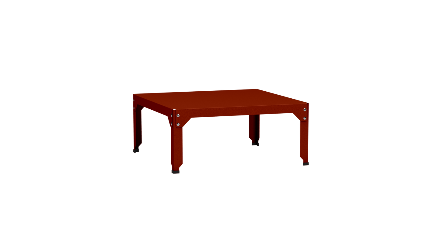 Table basse carrée en acier galvanisé 79cm Hegoa - MATIERE GRISE - La Maison MilanaiseTABLEBASSE79HEGOA37Terracotta 14235cm