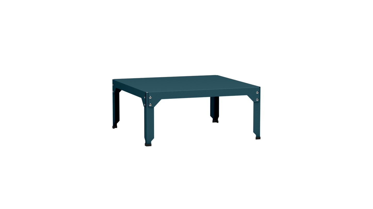 Table basse carrée en acier galvanisé 79cm Hegoa - MATIERE GRISE - La Maison MilanaiseTABLEBASSE79HEGOA58Houle 11635cm