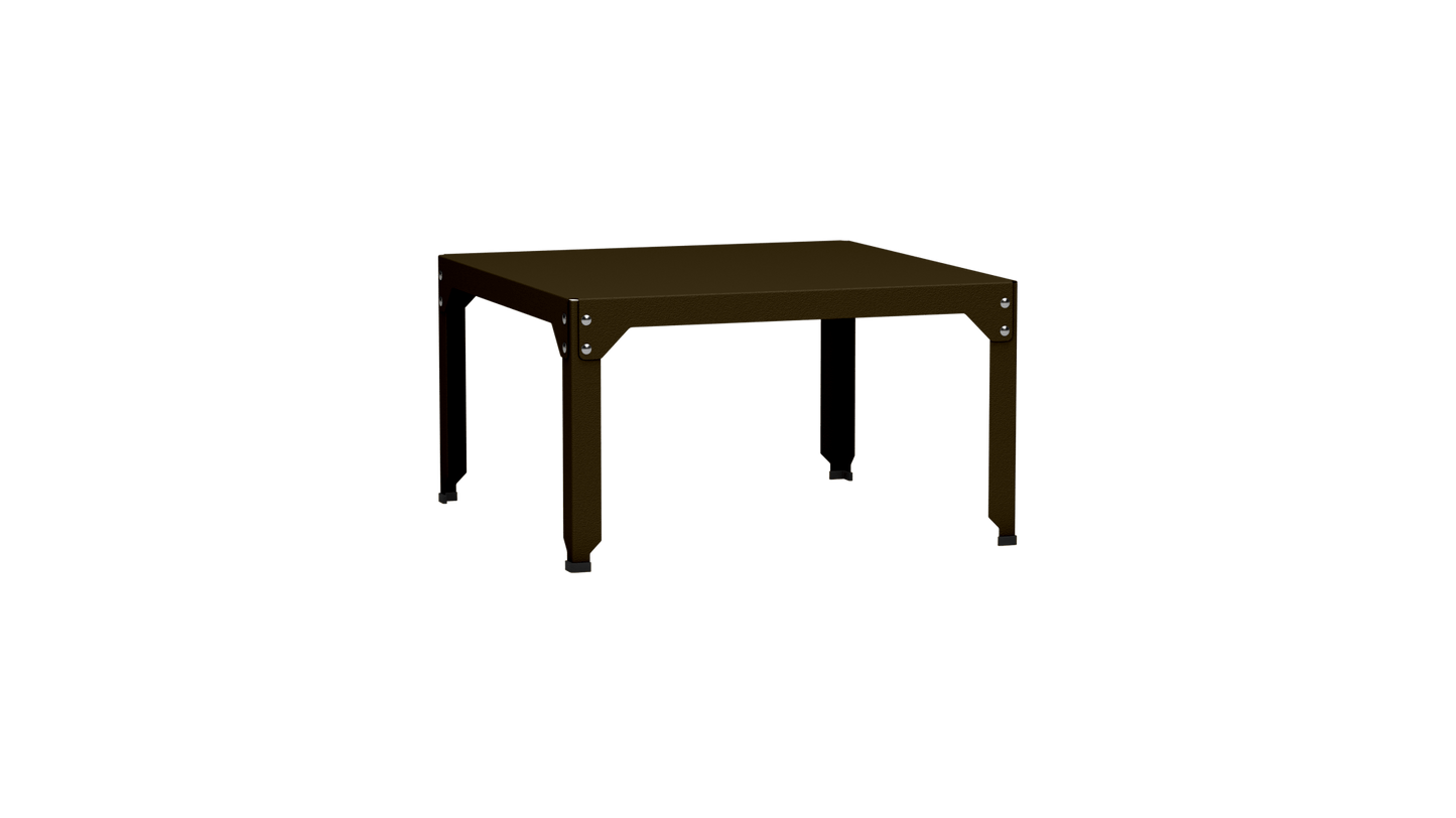 Table basse carrée en acier galvanisé 79cm Hegoa - MATIERE GRISE - La Maison MilanaiseTABLEBASSE79HEGOA93Bronze 18135cm