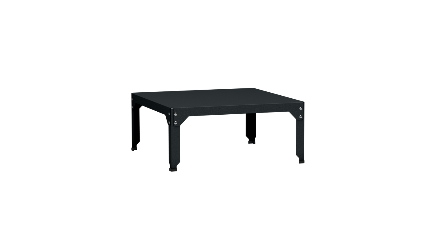 Table basse carrée en acier galvanisé 79cm Hegoa - MATIERE GRISE - La Maison MilanaiseTABLEBASSE79HEGOA9Anthracite 22235cm