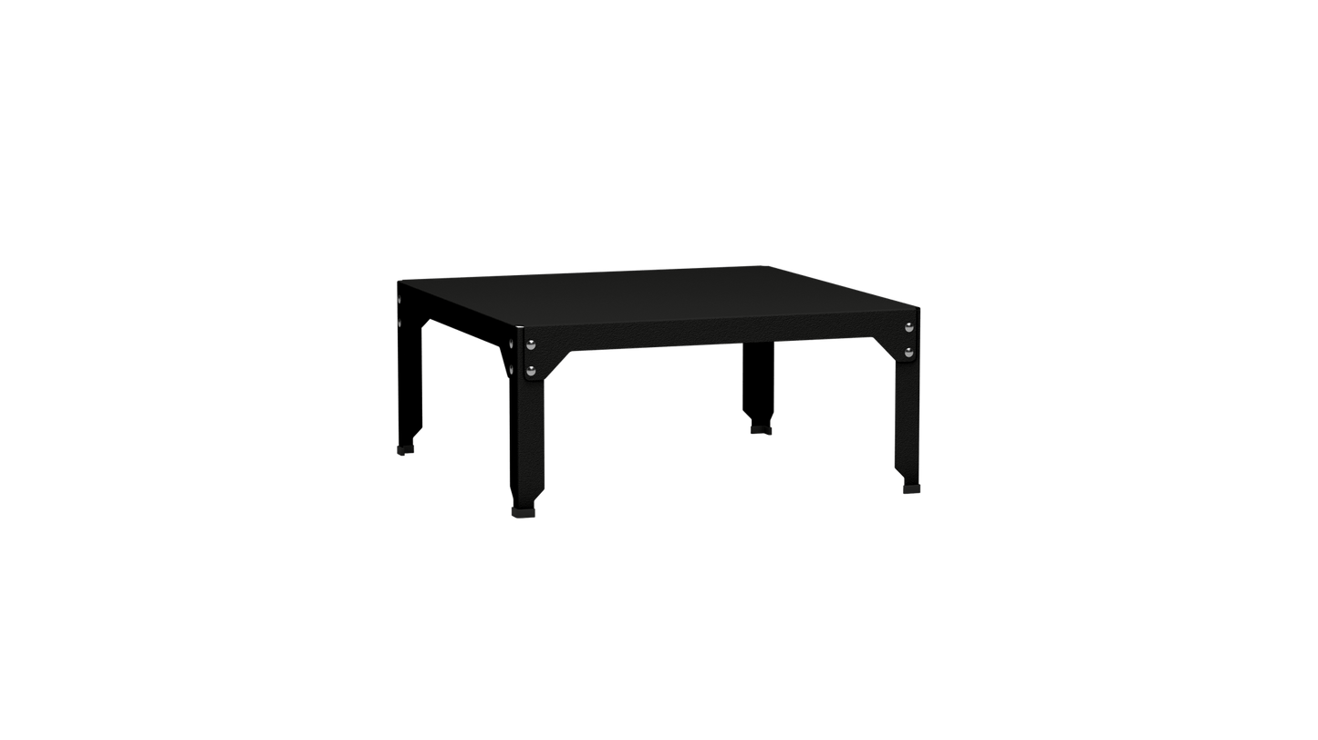 Table basse carrée en acier galvanisé 79cm Hegoa - MATIERE GRISE - La Maison MilanaiseTABLEBASSE79HEGOA11Noir mat 03135cm