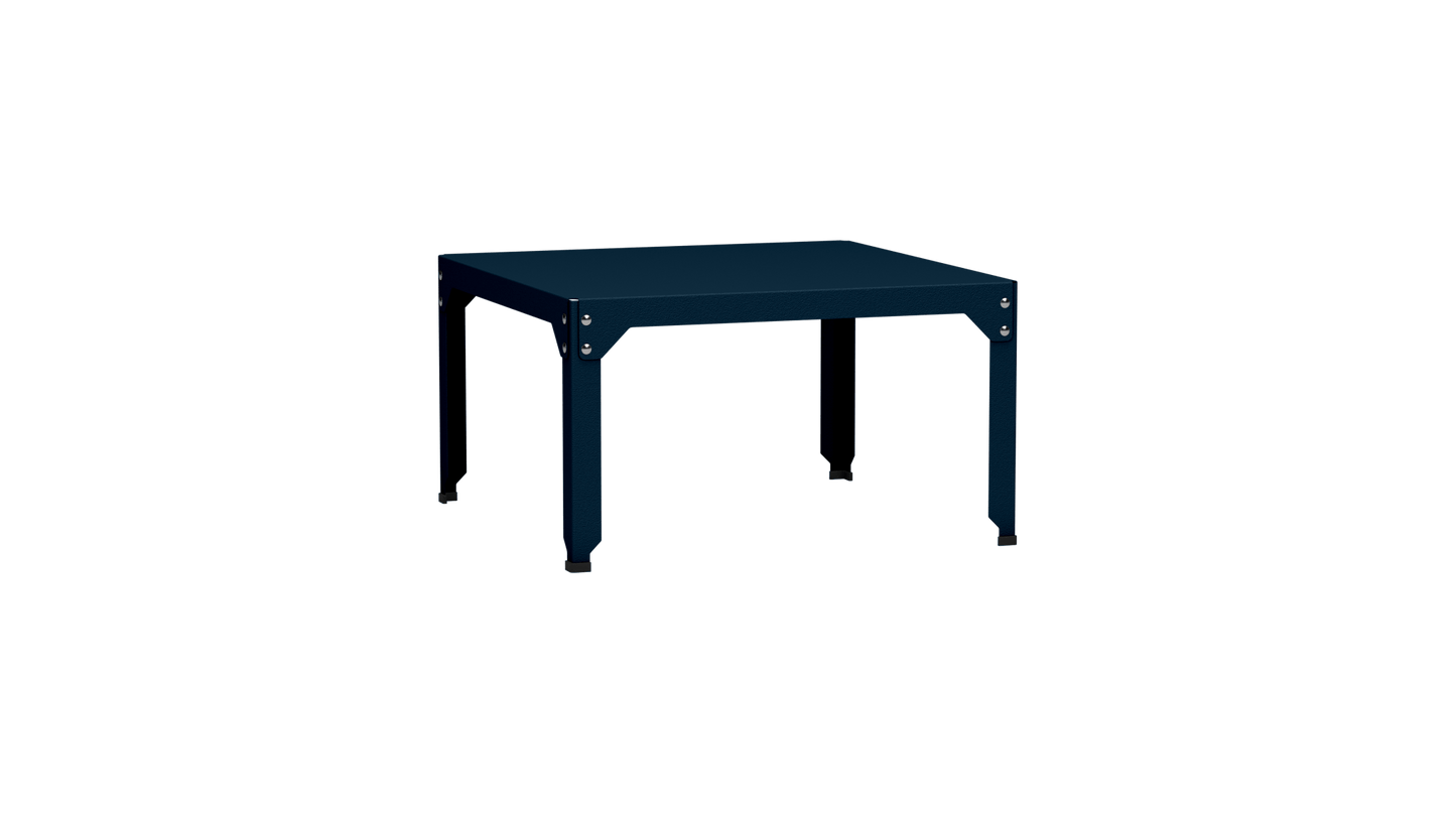 Table basse carrée en acier galvanisé 79cm Hegoa - MATIERE GRISE - La Maison MilanaiseTABLEBASSE79HEGOA16Denim 00745cm