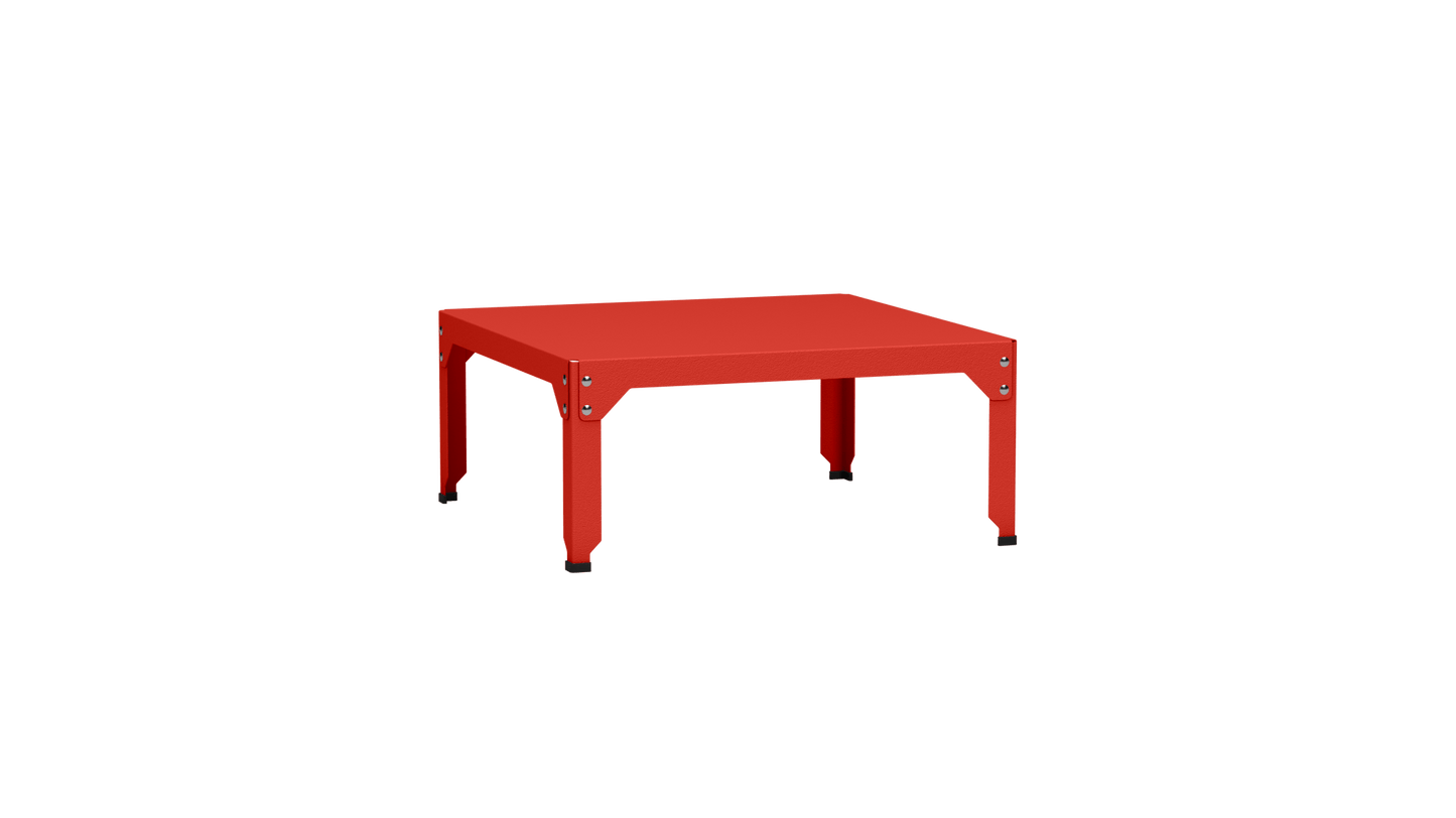 Table basse carrée en acier galvanisé 79cm Hegoa - MATIERE GRISE - La Maison MilanaiseTABLEBASSE79HEGOA35Pêche 14335cm