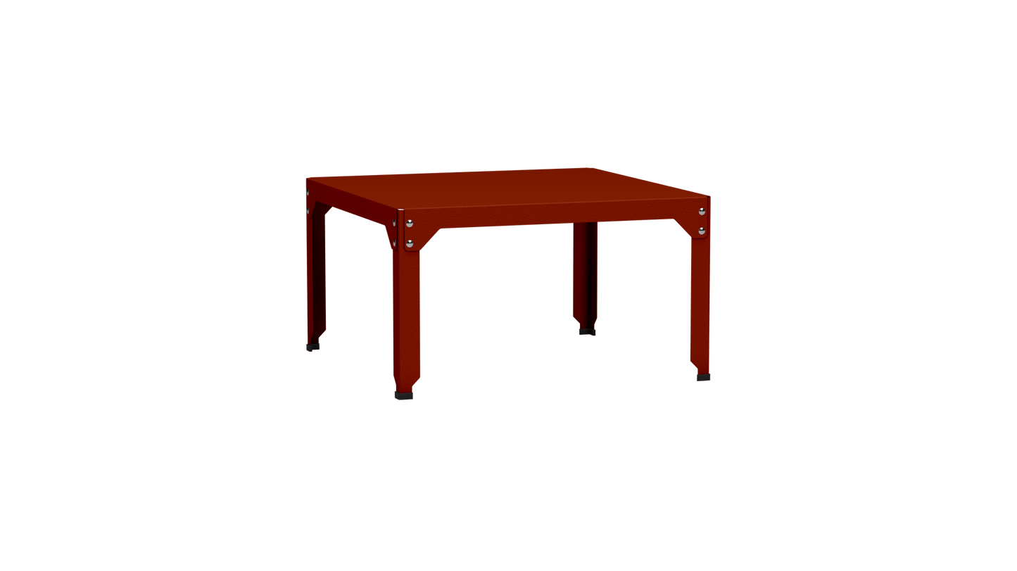 Table basse carrée en acier galvanisé 79cm Hegoa - MATIERE GRISE - La Maison MilanaiseTABLEBASSE79HEGOA38Terracotta 14245cm