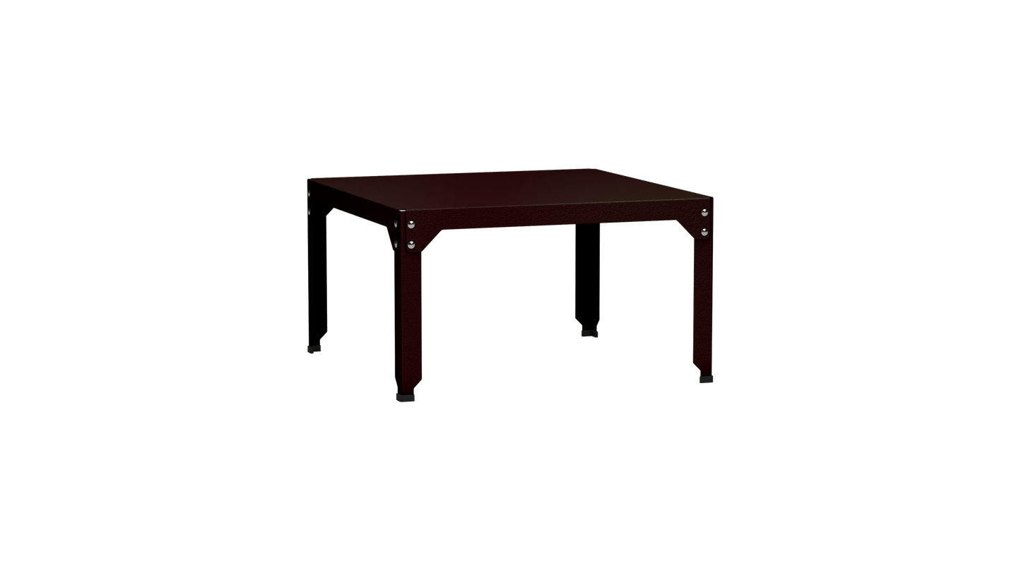 Table basse carrée en acier galvanisé 79cm Hegoa - MATIERE GRISE - La Maison MilanaiseTABLEBASSE79HEGOA73Violet de Mars 17145cm