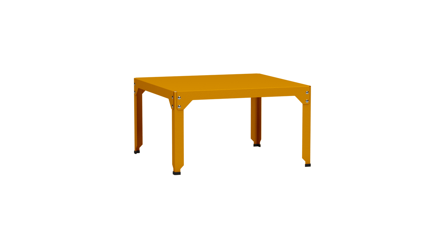 Table basse carrée en acier galvanisé 79cm Hegoa - MATIERE GRISE - La Maison MilanaiseTABLEBASSE79HEGOA71Safran 13145cm