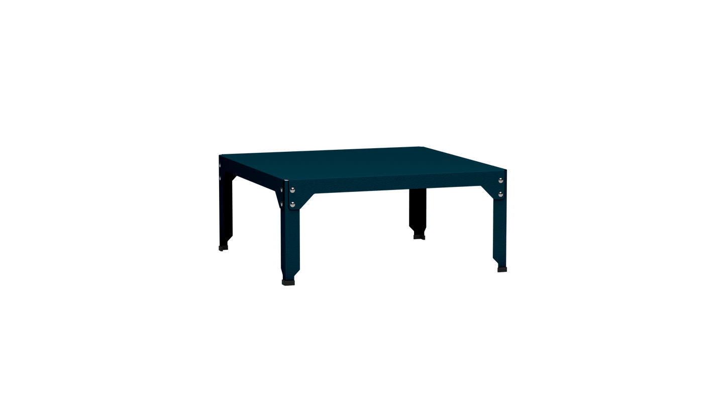 Table basse carrée en acier galvanisé 79cm Hegoa - MATIERE GRISE - La Maison MilanaiseTABLEBASSE79HEGOA41Canard 11535cm