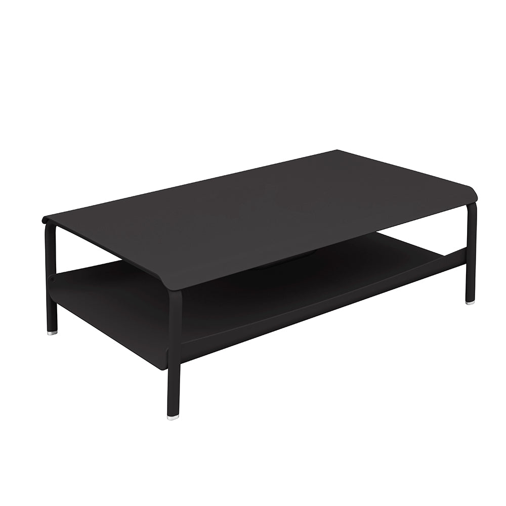 Table basse de jardin en aluminium design coloré - ALLURE D'AZUR - La Maison Milanaise582106CCharbonGrande 107x64xH35cm