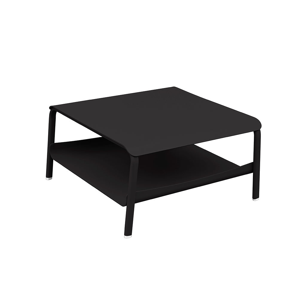 Table basse de jardin en aluminium design coloré - ALLURE D'AZUR - La Maison Milanaise582100CCharbonPetite 67x64xH35cm
