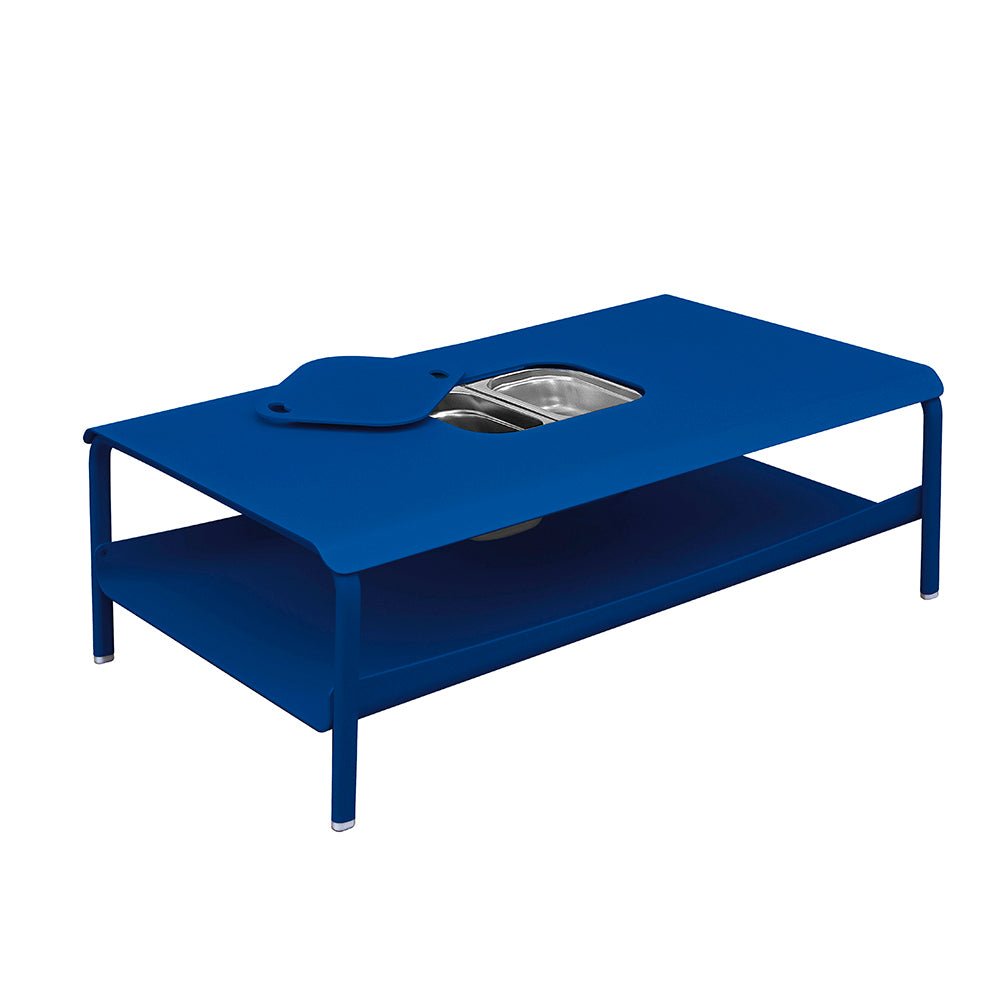 Table basse de jardin en aluminium design coloré - ALLURE D'AZUR - La Maison Milanaise582101ABAbysseGrande avec bac