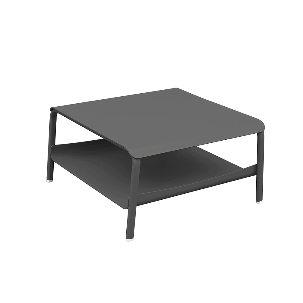 Table basse de jardin en aluminium design coloré - ALLURE D'AZUR - La Maison Milanaise582100ANAnthracitePetite 67x64xH35cm