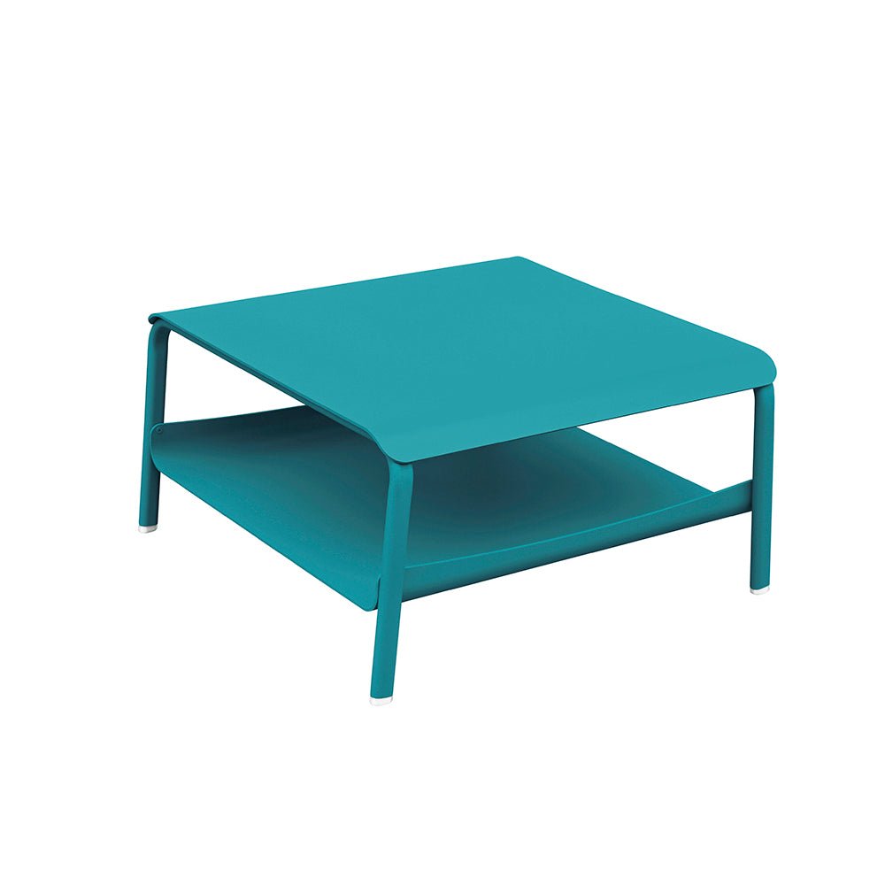 Table basse de jardin en aluminium design coloré - ALLURE D'AZUR - La Maison Milanaise582100LLagunePetite 67x64xH35cm