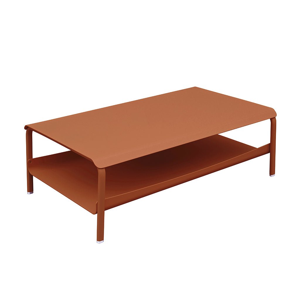 Table basse de jardin en aluminium design coloré - ALLURE D'AZUR - La Maison Milanaise582106TERTerracottaGrande 107x64xH35cm