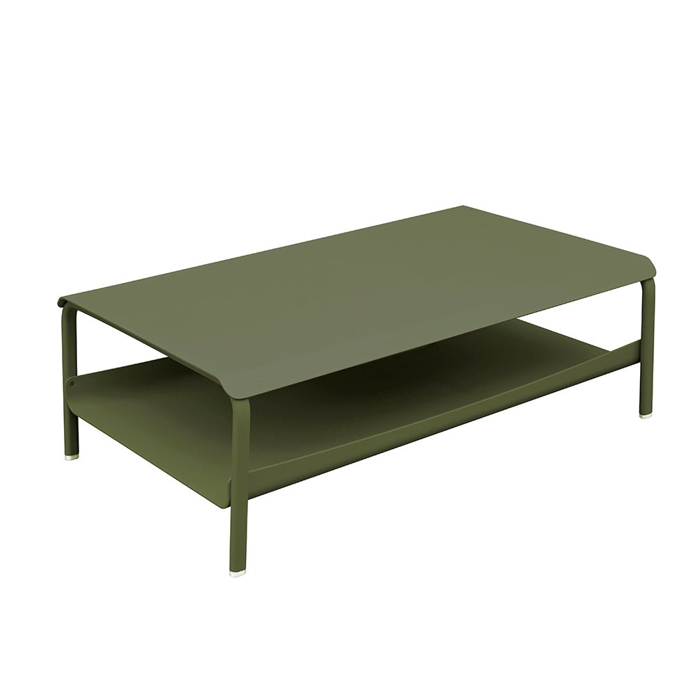 Table basse de jardin en aluminium design coloré - ALLURE D'AZUR - La Maison Milanaise582106KKakiGrande 107x64xH35cm