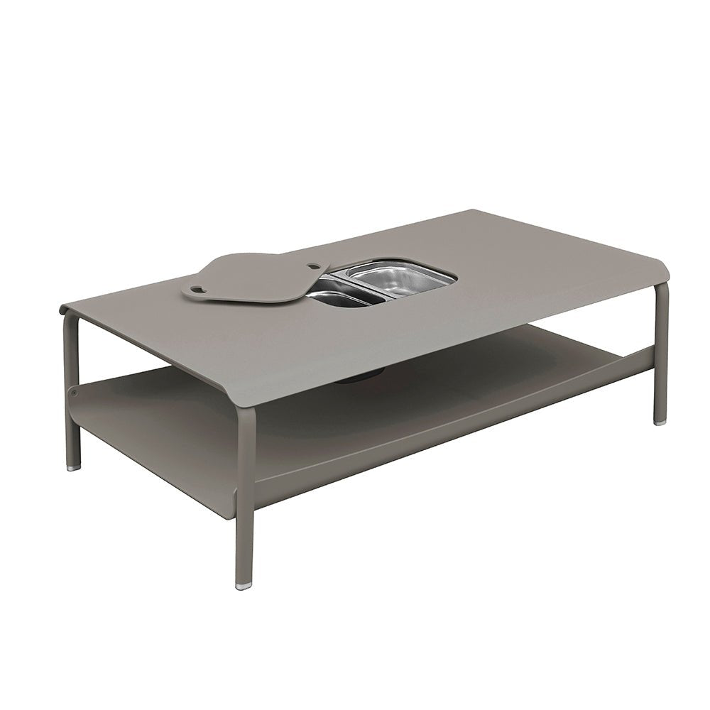 Table basse de jardin en aluminium design coloré - ALLURE D'AZUR - La Maison Milanaise582101GGaletGrande avec bac