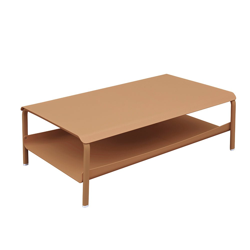 Table basse de jardin en aluminium design coloré - ALLURE D'AZUR - La Maison Milanaise582106AMAmphoreGrande 107x64xH35cm