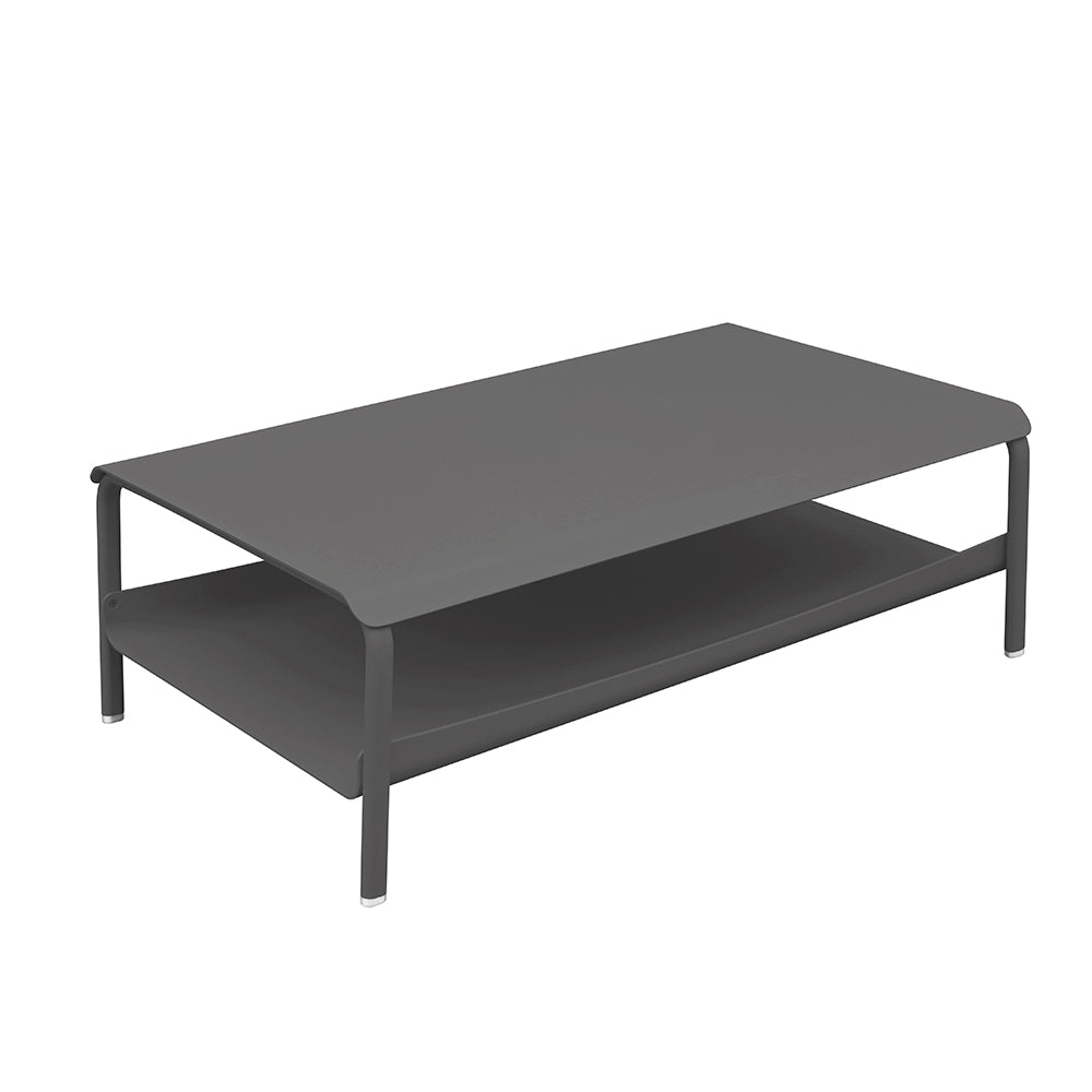 Table basse de jardin en aluminium design coloré - ALLURE D'AZUR - La Maison Milanaise582106ANAnthraciteGrande 107x64xH35cm