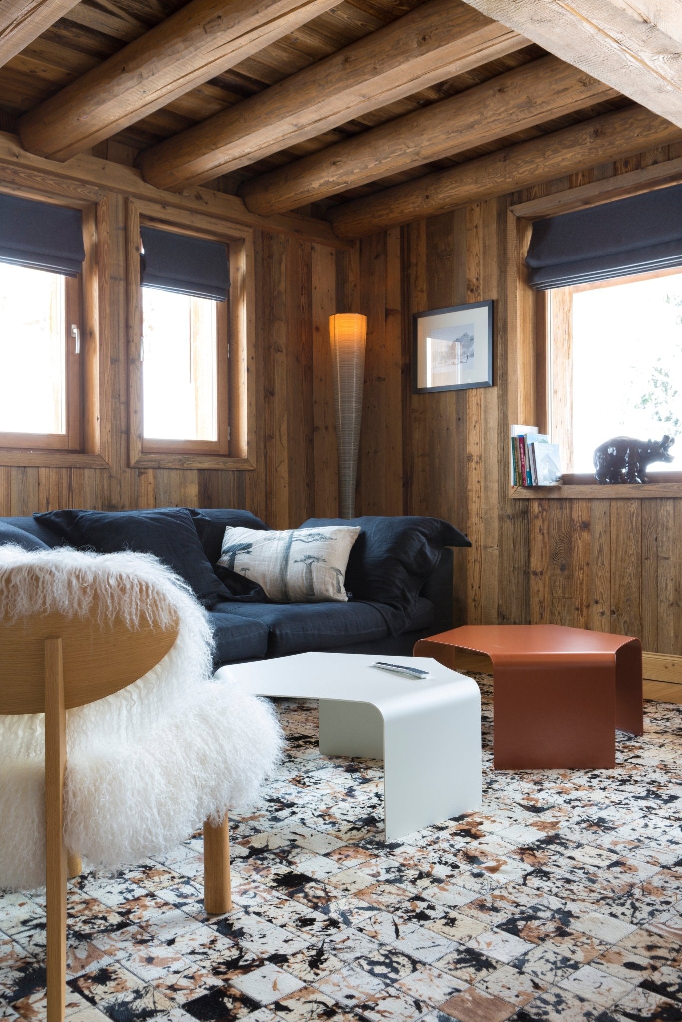 Table basse design en métal Ponant - MATIERE GRISE - La Maison MilanaiseCorail 032