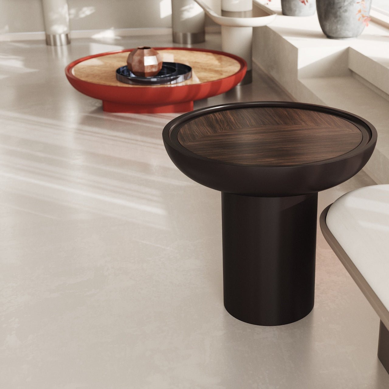 Table basse ERACLE 100 – Épure graphique & matières nobles - ULTRA MOBILI - La Maison MilanaiseTER100