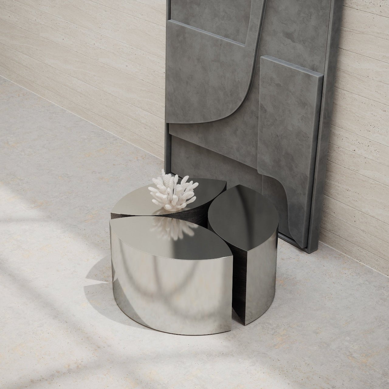 Table basse JEANJEAN – Design graphique - ULTRA MOBILI - La Maison MilanaiseTJNJ - 1Bronze