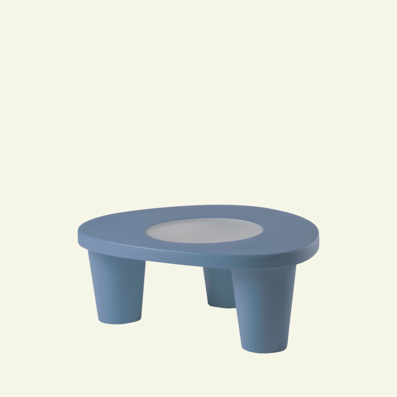Table basse Low Lita – Design iconique par Paola Navone - SLIDE - La Maison MilanaiseLOWTABLE13Bleu