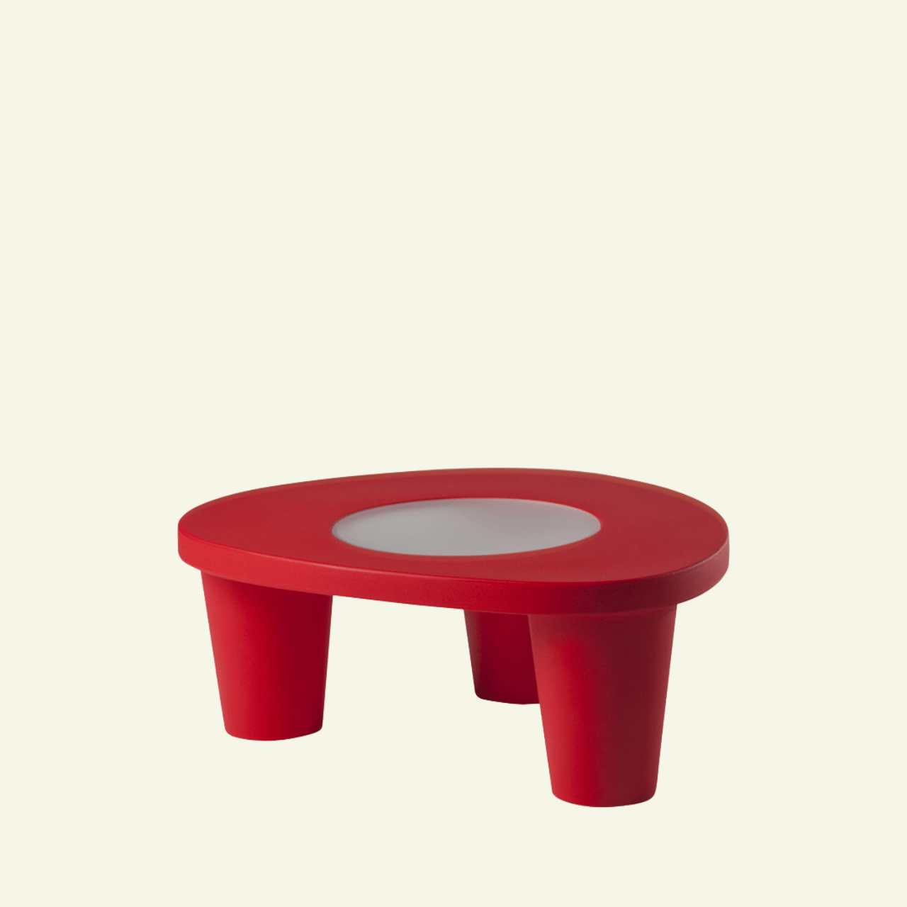 Table basse Low Lita – Design iconique par Paola Navone - SLIDE - La Maison MilanaiseLOWTABLE11Rouge