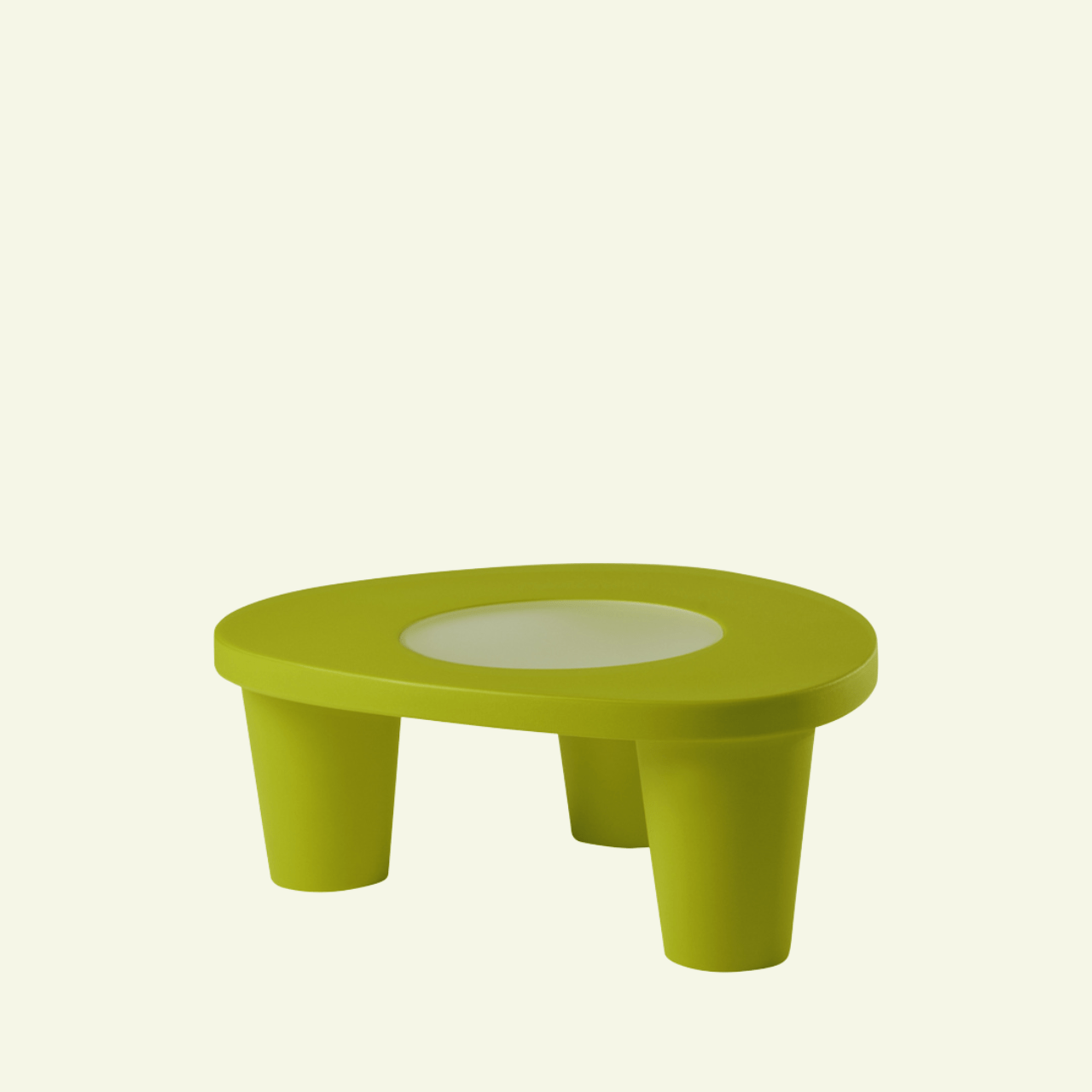 Table basse Low Lita – Design iconique par Paola Navone - SLIDE - La Maison MilanaiseLOWTABLE9Vert citron