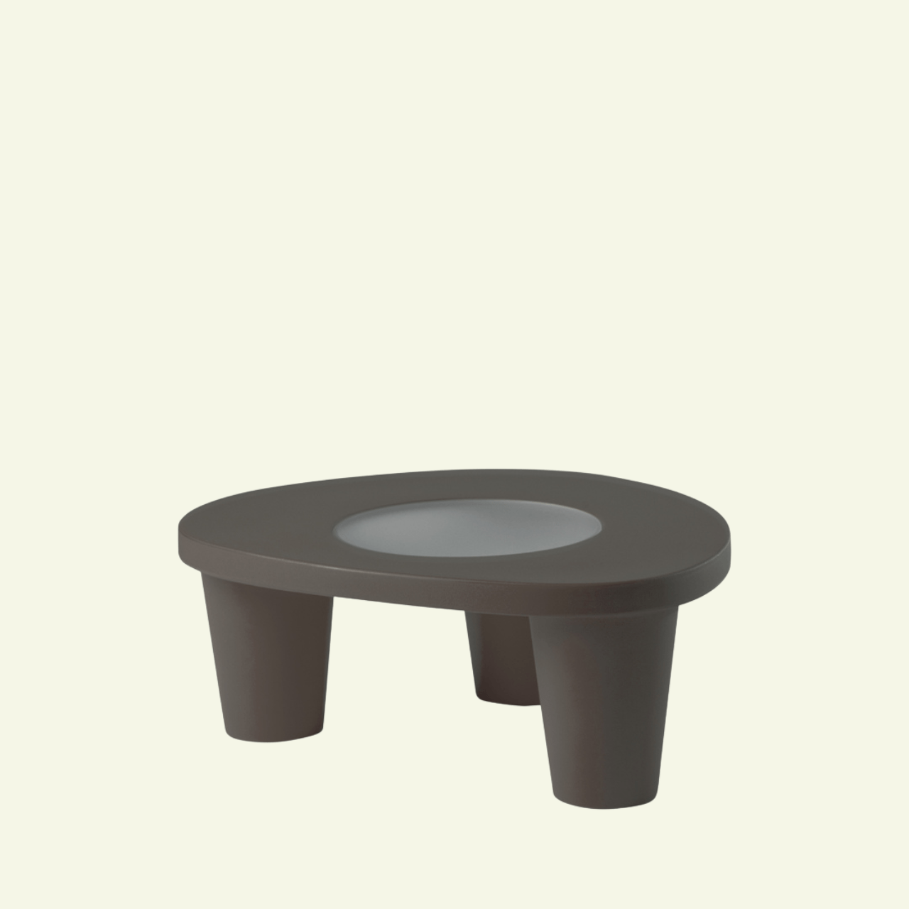 Table basse Low Lita – Design iconique par Paola Navone - SLIDE - La Maison MilanaiseLOWTABLE7Marron chocolat