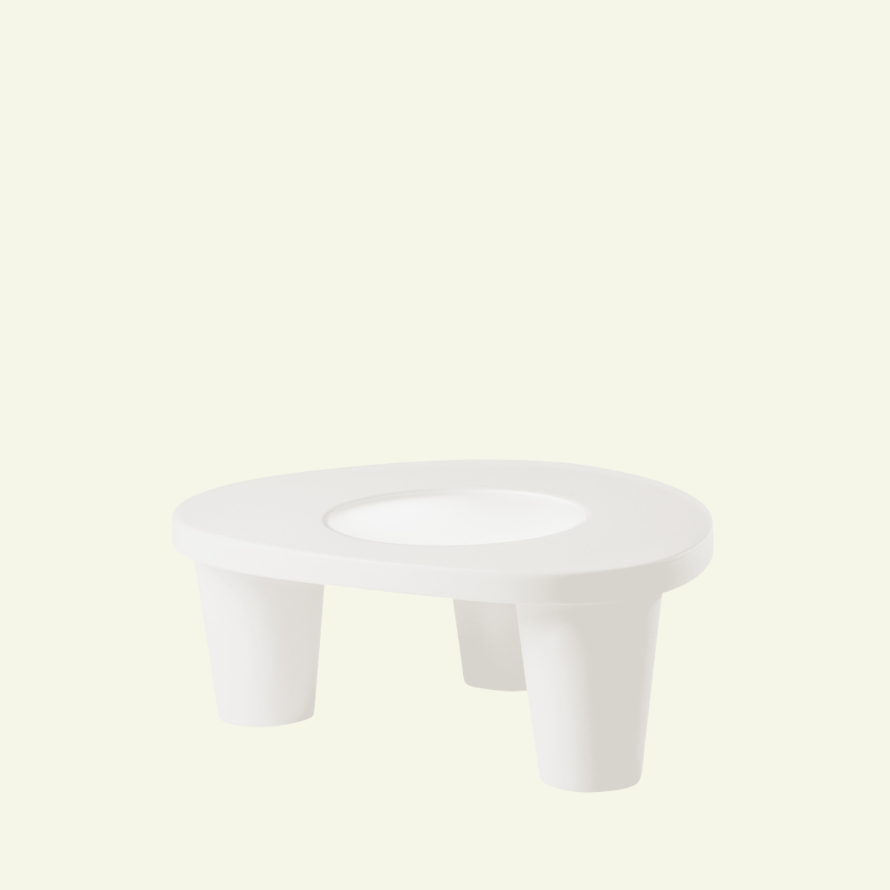 Table basse Low Lita – Design iconique par Paola Navone - SLIDE - La Maison MilanaiseLOWTABLE4Blanc