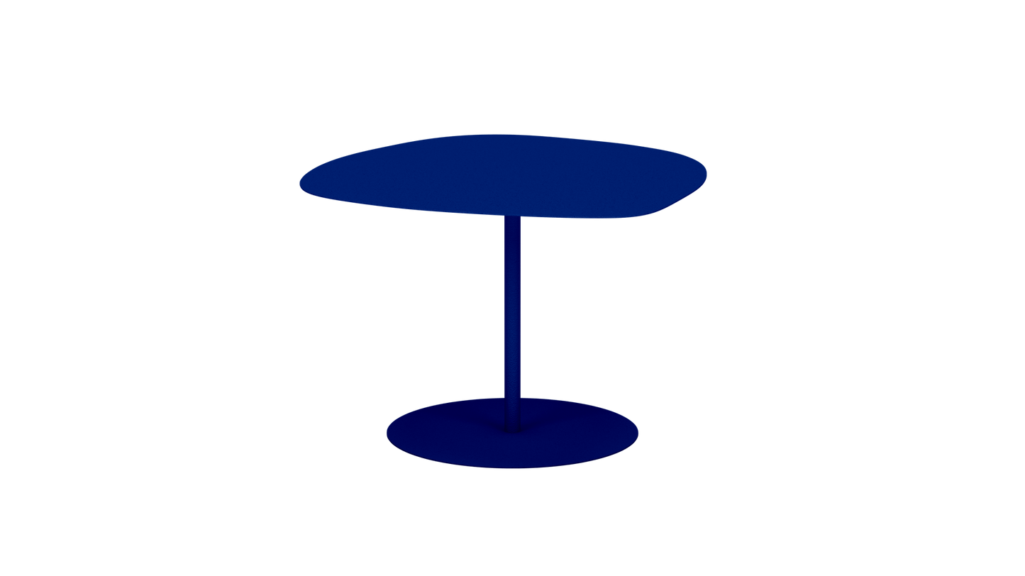 Table basse organique en aluminium Galet - MATIERE GRISE - La Maison MilanaiseGALET - 43Bleu pur 112Petite 57x64xH37cm