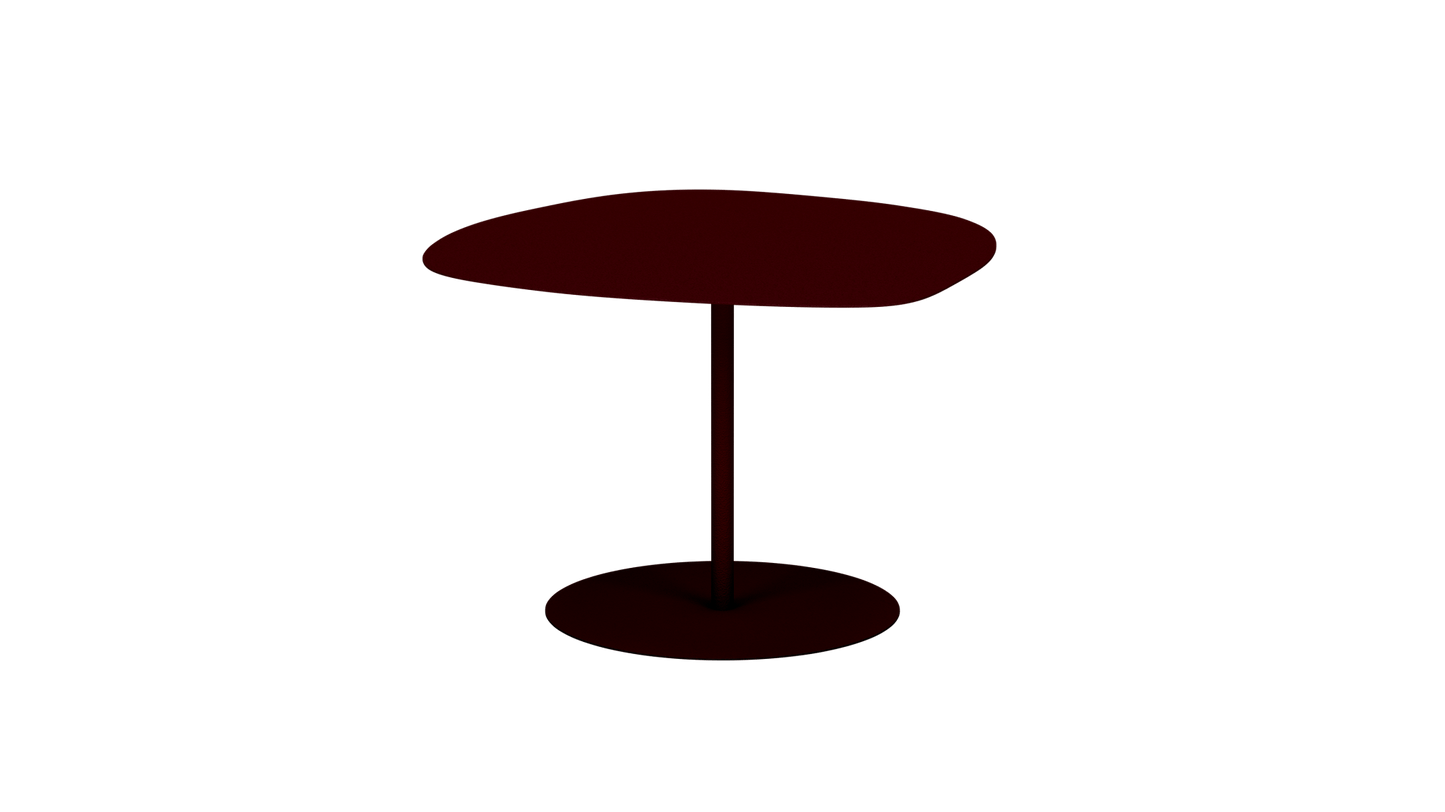 Table basse organique en aluminium Galet - MATIERE GRISE - La Maison MilanaiseGALET - 5Bourgogne 153Petite 57x64xH37cm