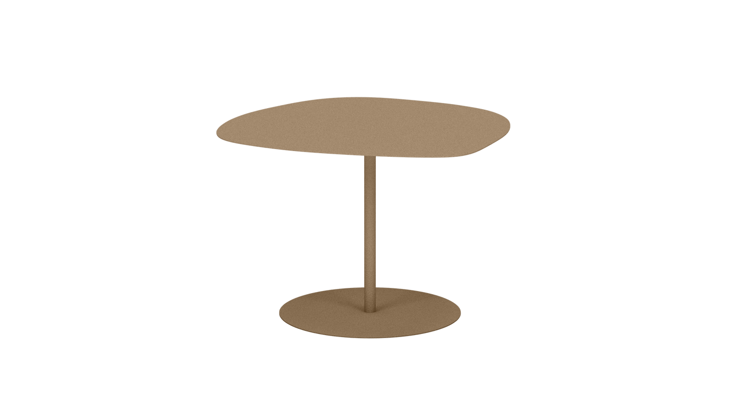 Table basse organique en aluminium Galet - MATIERE GRISE - La Maison MilanaiseGALET - 21Sable 018Petite 57x64xH37cm