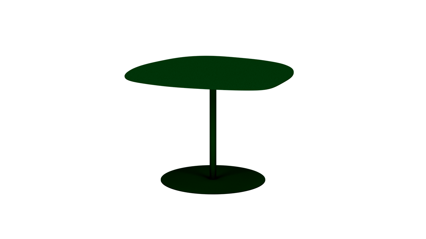 Table basse organique en aluminium Galet - MATIERE GRISE - La Maison MilanaiseGALET - 53Canopée 124Petite 57x64xH37cm