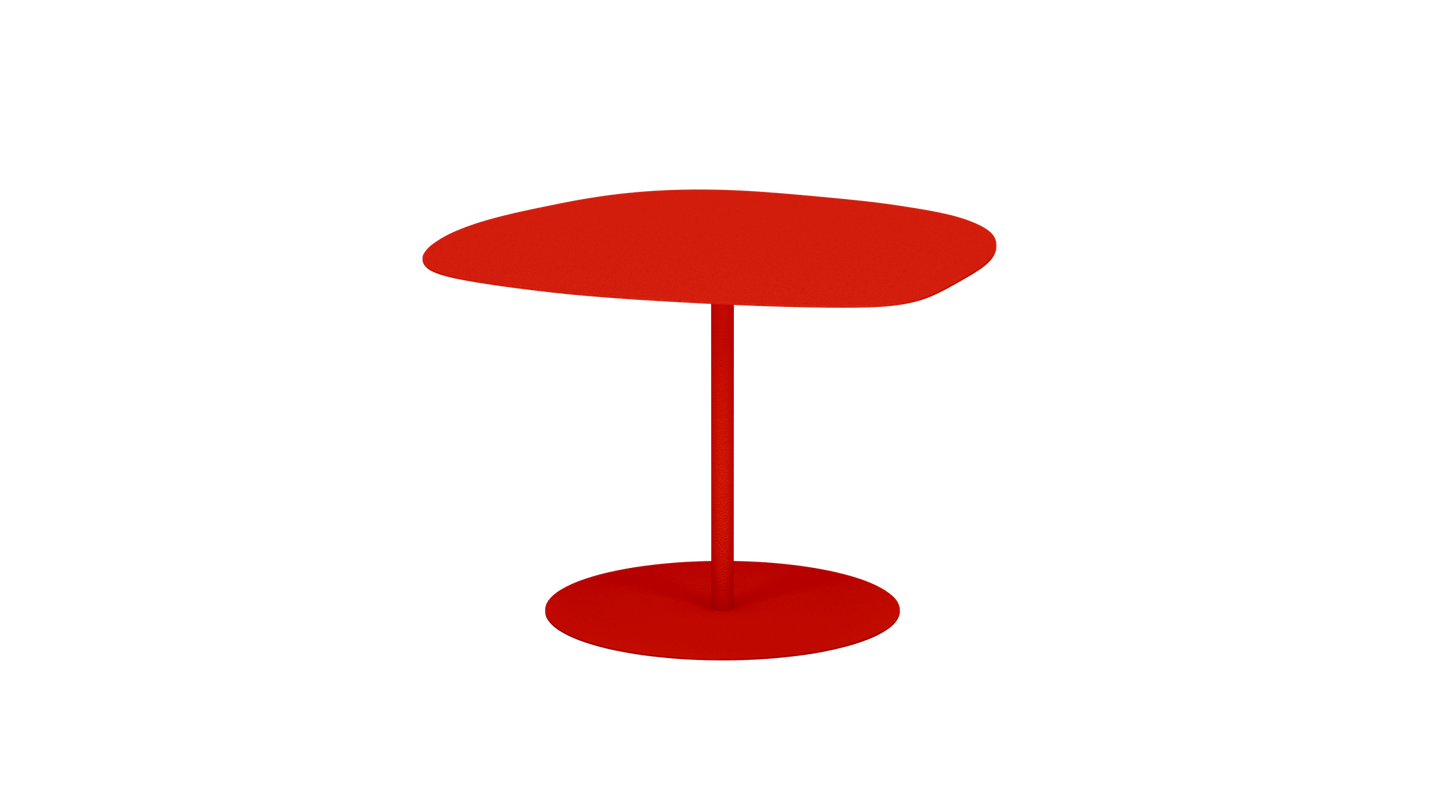 Table basse organique en aluminium Galet - MATIERE GRISE - La Maison MilanaiseGALET - 31Corail 032Petite 57x64xH37cm