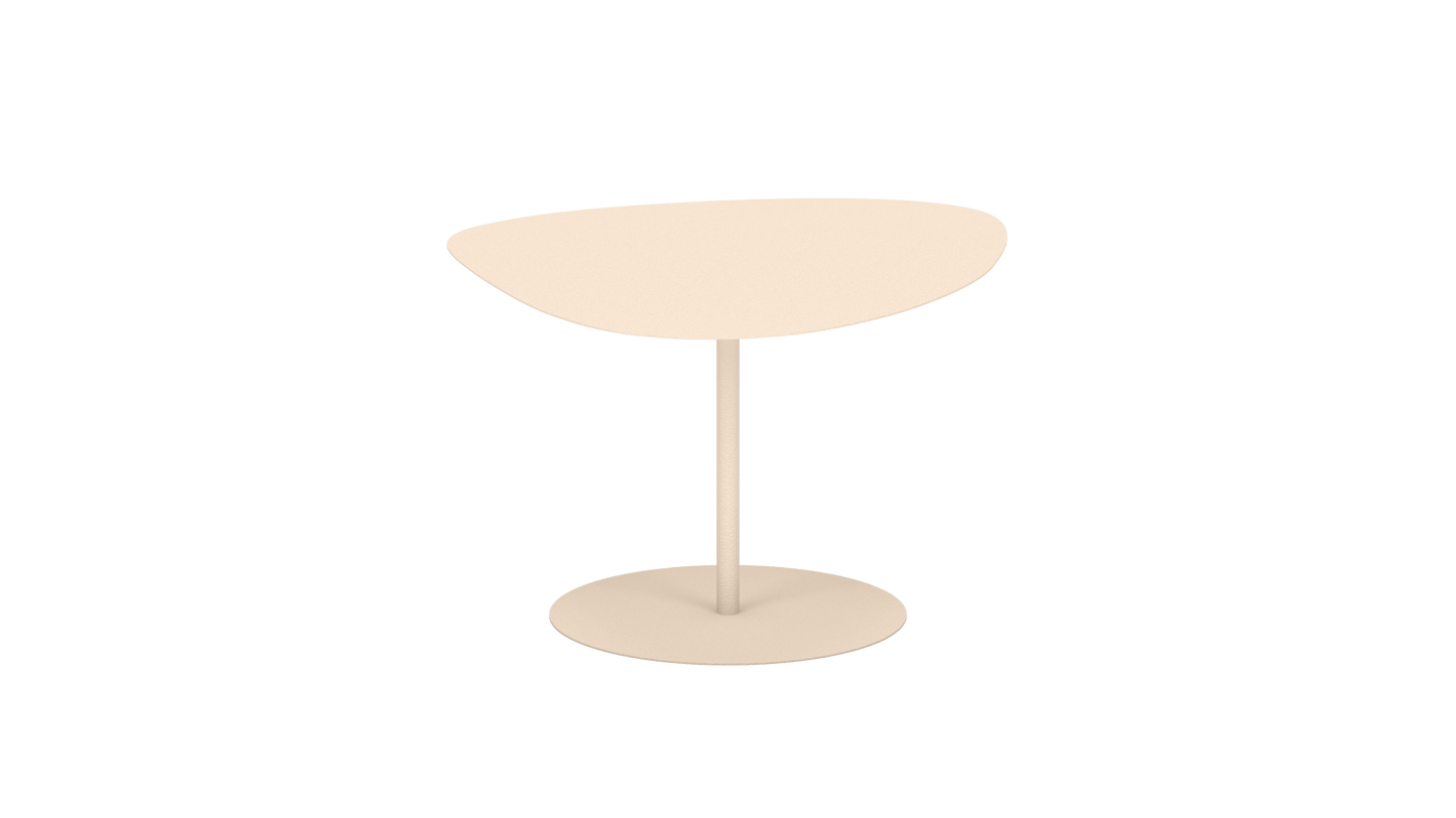 Table basse organique en aluminium Galet - MATIERE GRISE - La Maison MilanaiseGALET - 2Eggshell 161Moyenne 58x75xH39cm