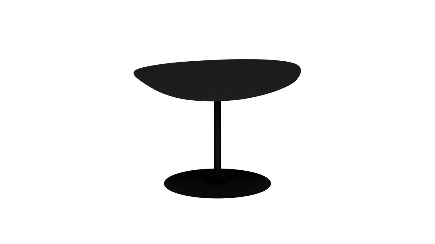 Table basse organique en aluminium Galet - MATIERE GRISE - La Maison MilanaiseGALET - 12Noir mat 031Moyenne 58x75xH39cm