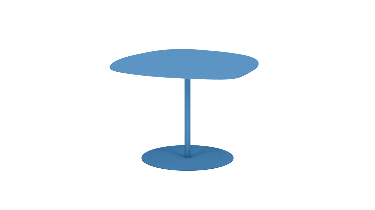 Table basse organique en aluminium Galet - MATIERE GRISE - La Maison MilanaiseGALET - 45Azur 111Petite 57x64xH37cm