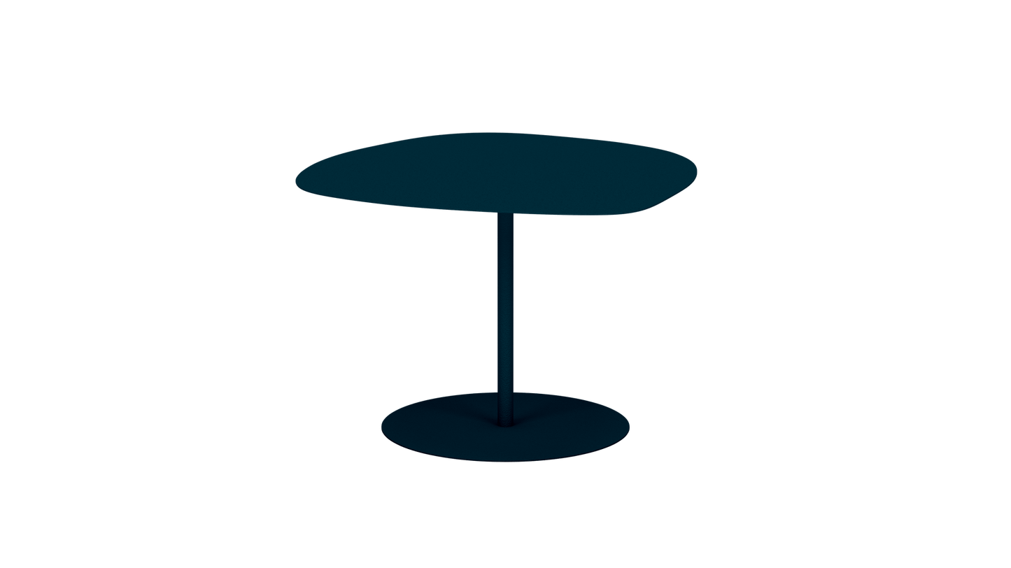 Table basse organique en aluminium Galet - MATIERE GRISE - La Maison MilanaiseGALET - 41Canard 115Petite 57x64xH37cm
