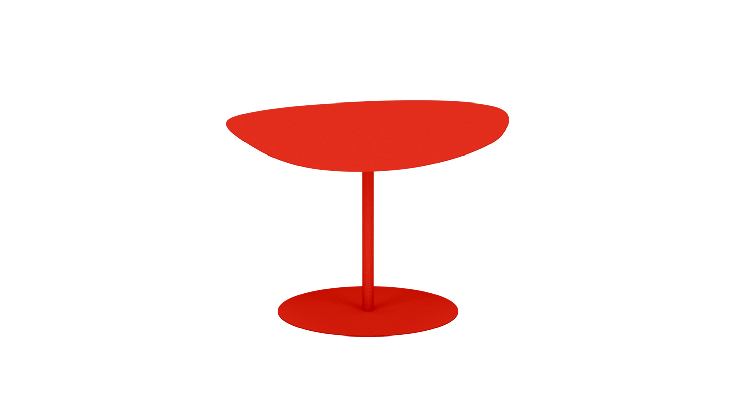 Table basse organique en aluminium Galet - MATIERE GRISE - La Maison MilanaiseGALET - 32Corail 032Moyenne 58x75xH39cm