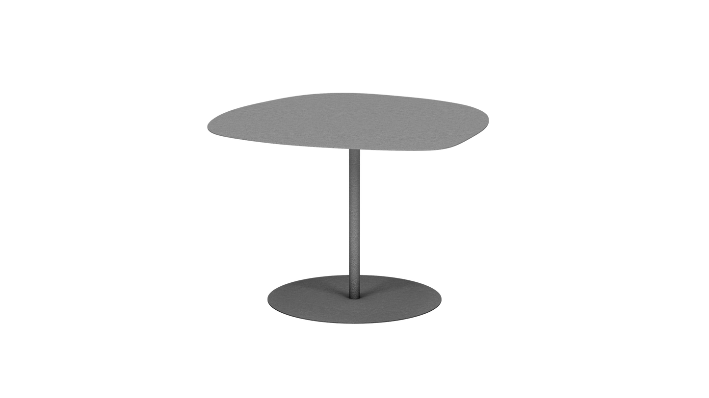 Table basse organique en aluminium Galet - MATIERE GRISE - La Maison MilanaiseGALET - 71Brut Vernis Brillant 020Petite 57x64xH37cm