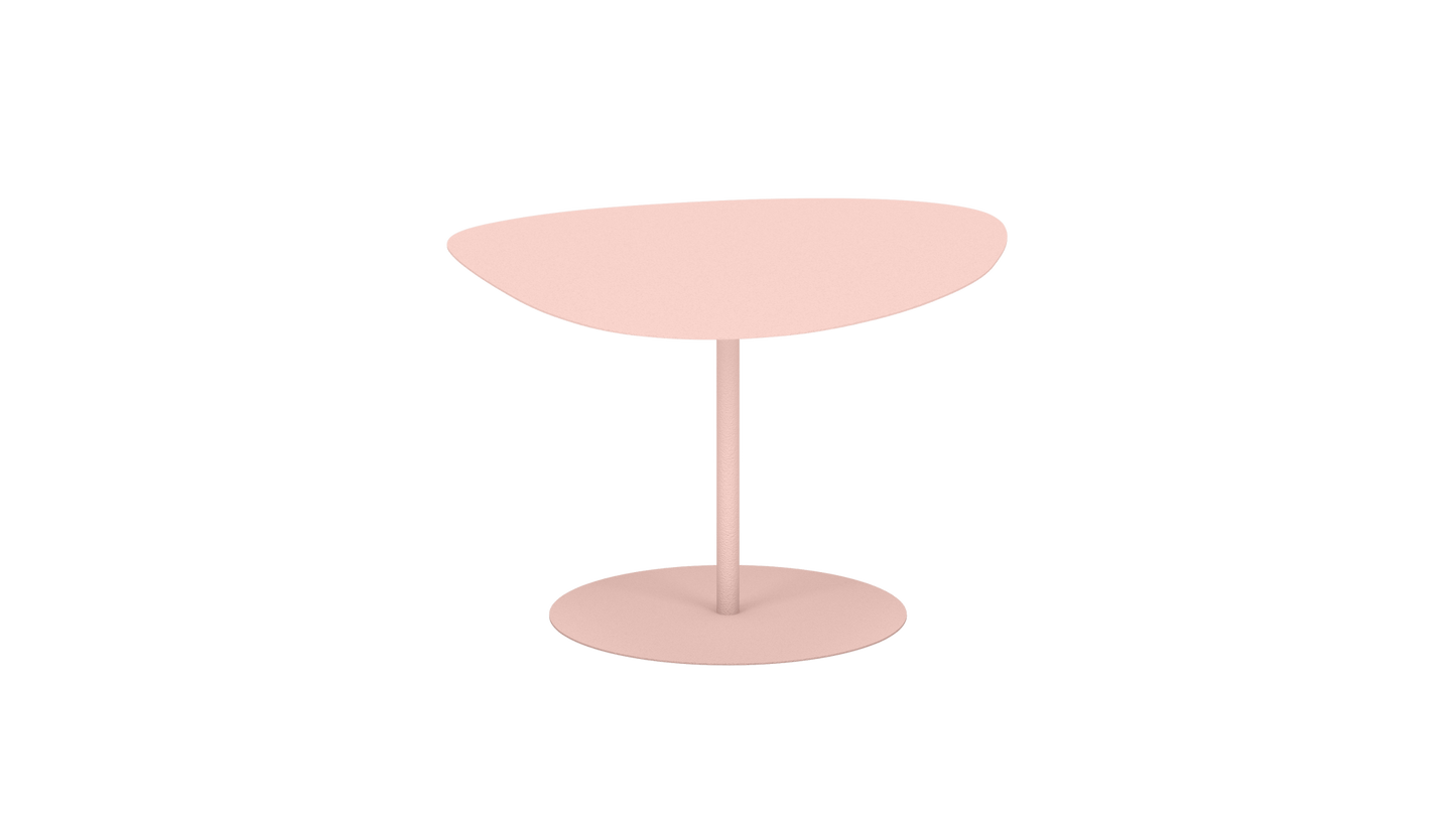 Table basse organique en aluminium Galet - MATIERE GRISE - La Maison MilanaiseGALET - 28Baby pink 162Moyenne 58x75xH39cm