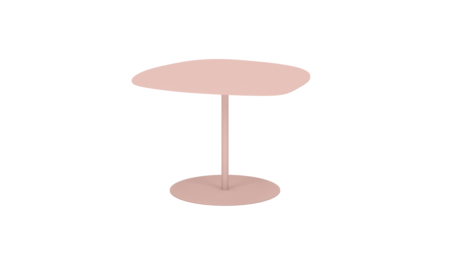Table basse organique en aluminium Galet - MATIERE GRISE - La Maison MilanaiseGALET - 27Baby pink 162Petite 57x64xH37cm