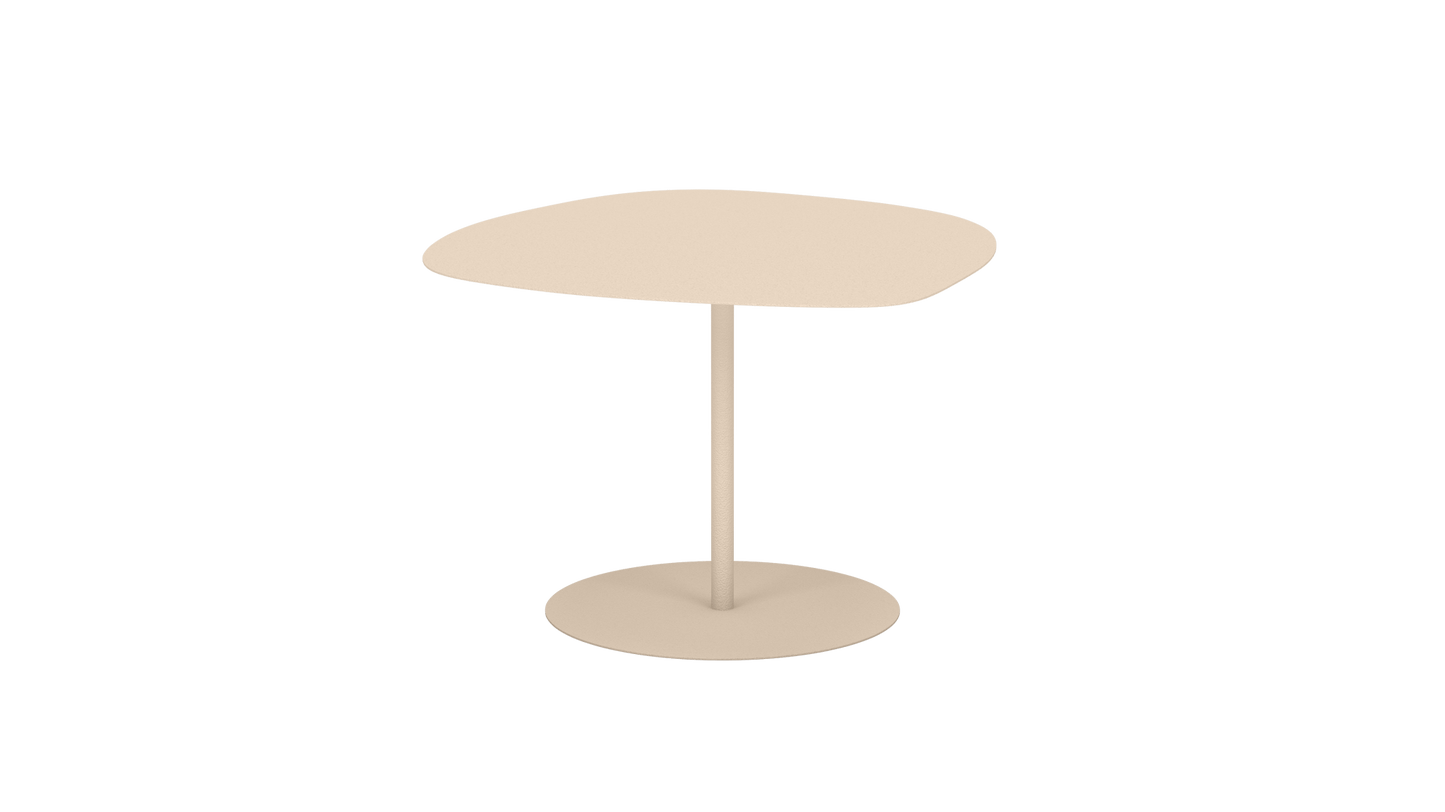 Table basse organique en aluminium Galet - MATIERE GRISE - La Maison MilanaiseGALET - 1Eggshell 161Petite 57x64xH37cm