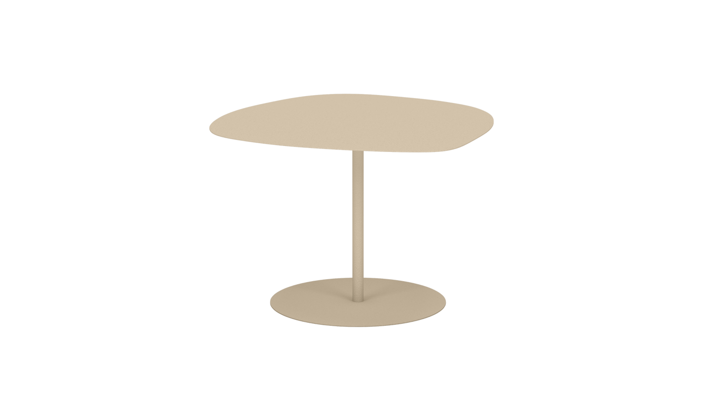 Table basse organique en aluminium Galet - MATIERE GRISE - La Maison MilanaiseGALET - 23Crème 190Petite 57x64xH37cm