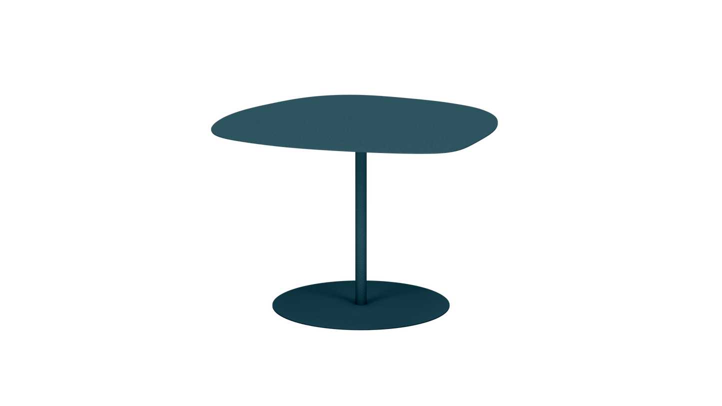 Table basse organique en aluminium Galet - MATIERE GRISE - La Maison MilanaiseGALET - 47Houle 116Petite 57x64xH37cm