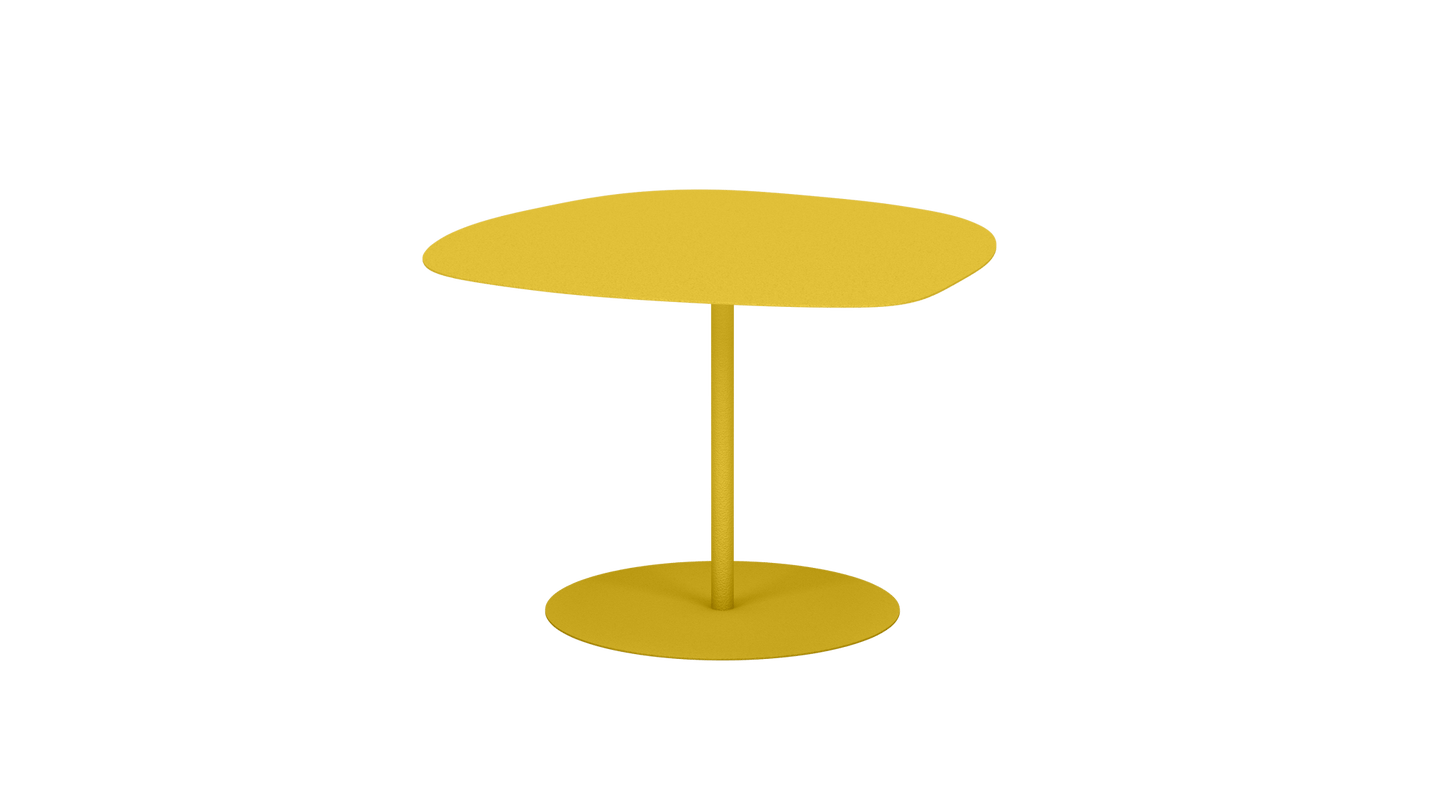 Table basse organique en aluminium Galet - MATIERE GRISE - La Maison MilanaiseGALET - 57Poussin 014Petite 57x64xH37cm