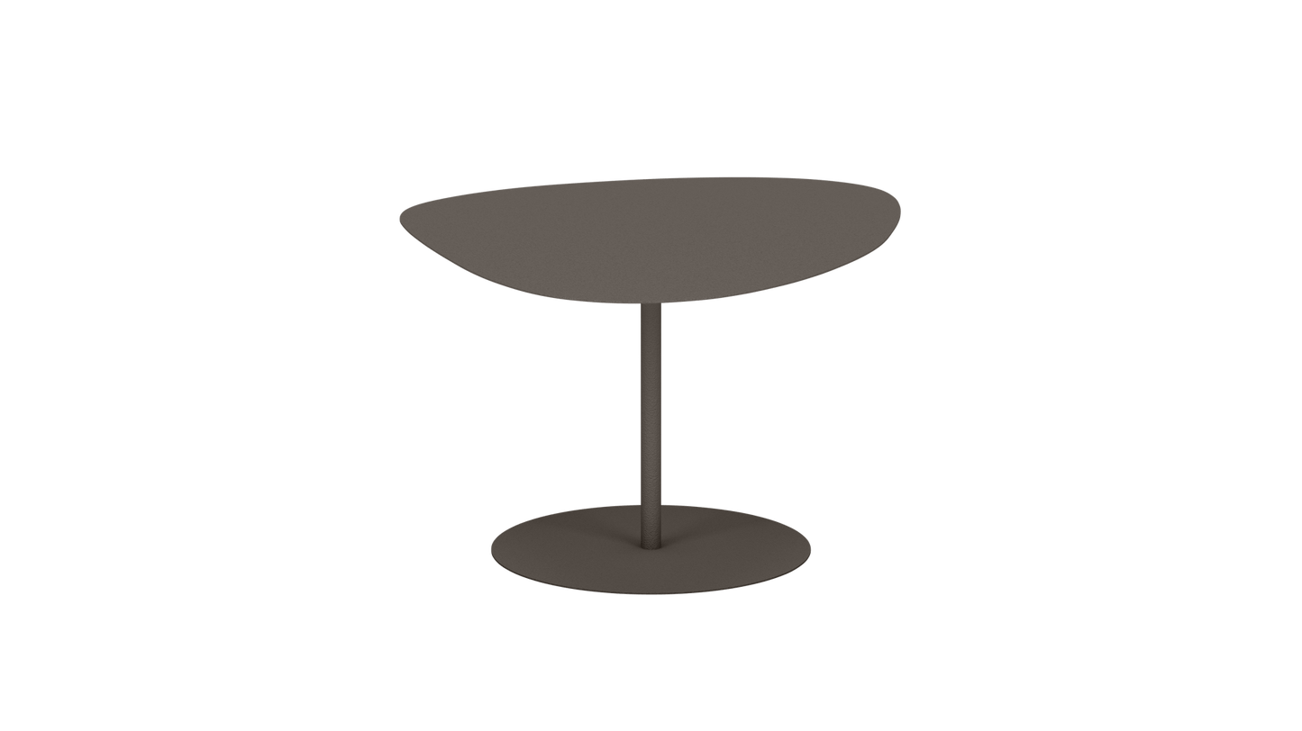 Table basse organique en aluminium Galet - MATIERE GRISE - La Maison MilanaiseGALET - 20Taupe 192Moyenne 58x75xH39cm