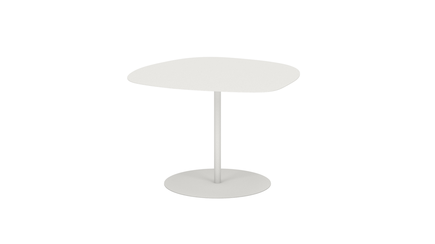 Table basse organique en aluminium Galet - MATIERE GRISE - La Maison MilanaiseGALET - 79Blanc 001Petite 57x64xH37cm